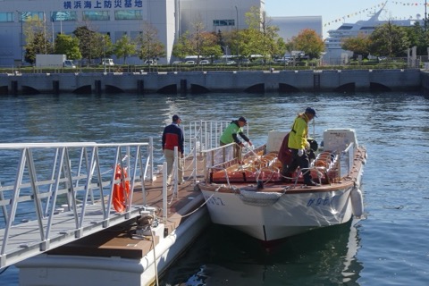 かなもえ号でクルーズ