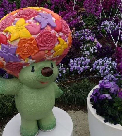 港の見える丘公園のガーデンベア