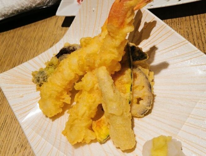 能登野菜の天ぷら サクサクの衣