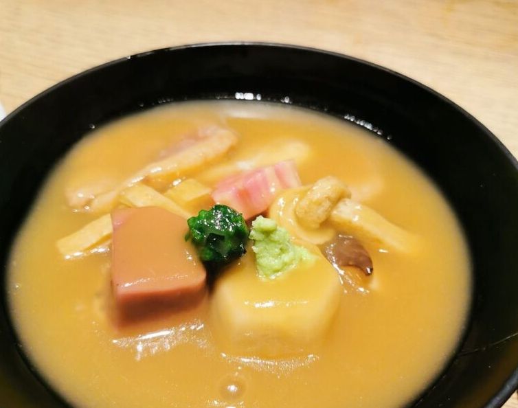 金沢名物の治部煮 居酒屋での夕食