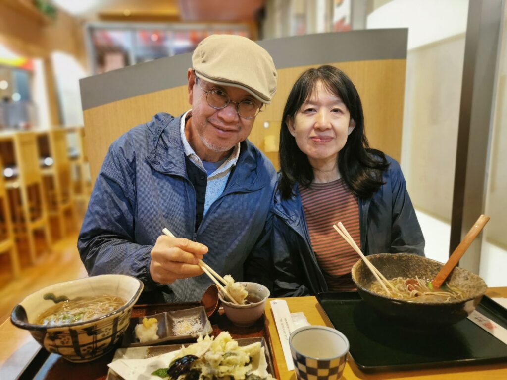 近江町市場で食べた温かいそば