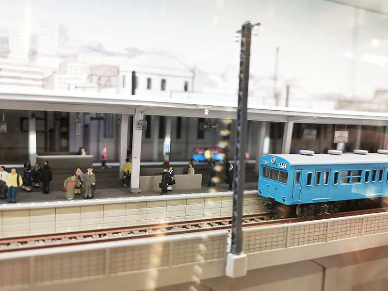 日本鉄道誕生の地、桜木町駅の鉄道模型展示